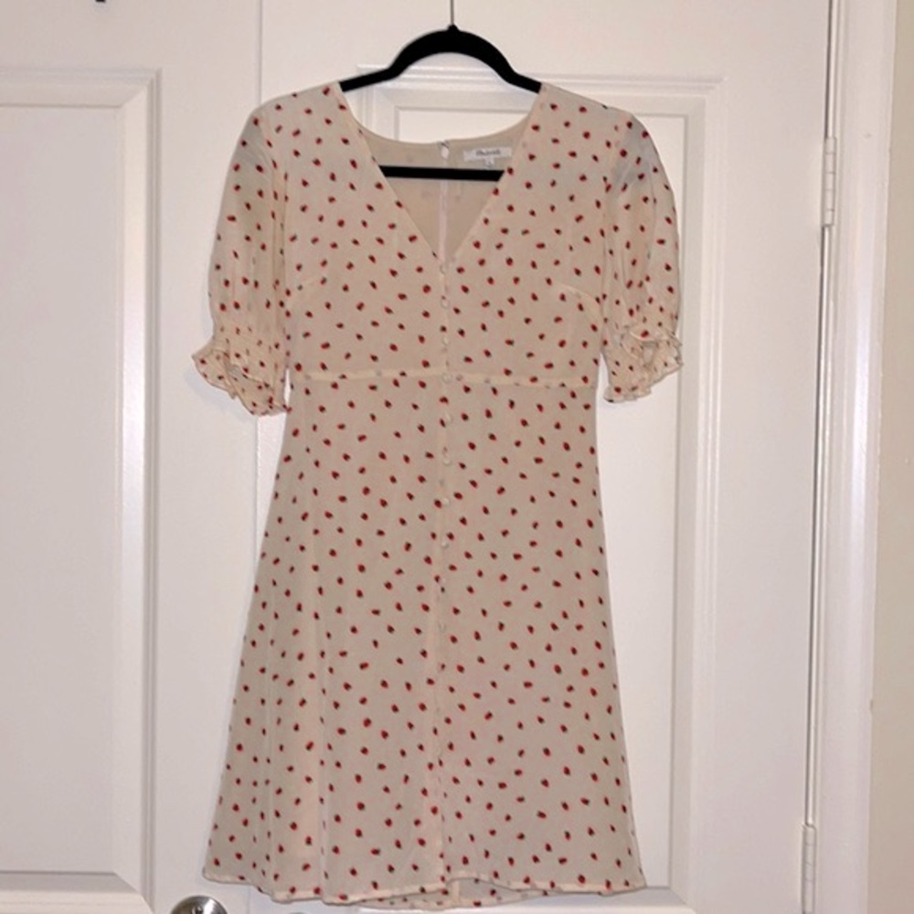 Madewell Strawberry Dress | Size 0